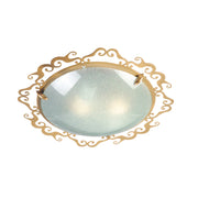 Plafoniera Casablanca 2xE27 patinata rotonda Candellux