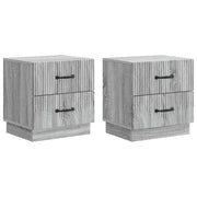Armadio da Notte 2 pcs Grigio Sonoma 43 x 34,5 x 44,5 cm 895228
