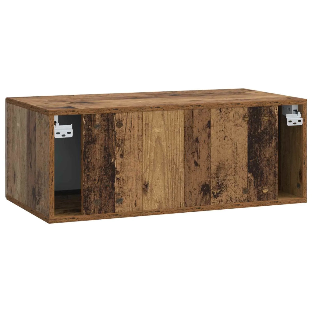 Mobile Porta TV da Muro 98 x 31 cm Legno antico 898903