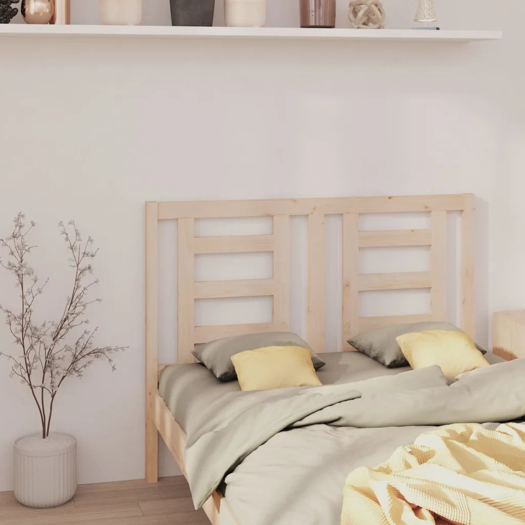 Testiera | Testata per Letto 146x4x100 cm in Legno Massello di Pino