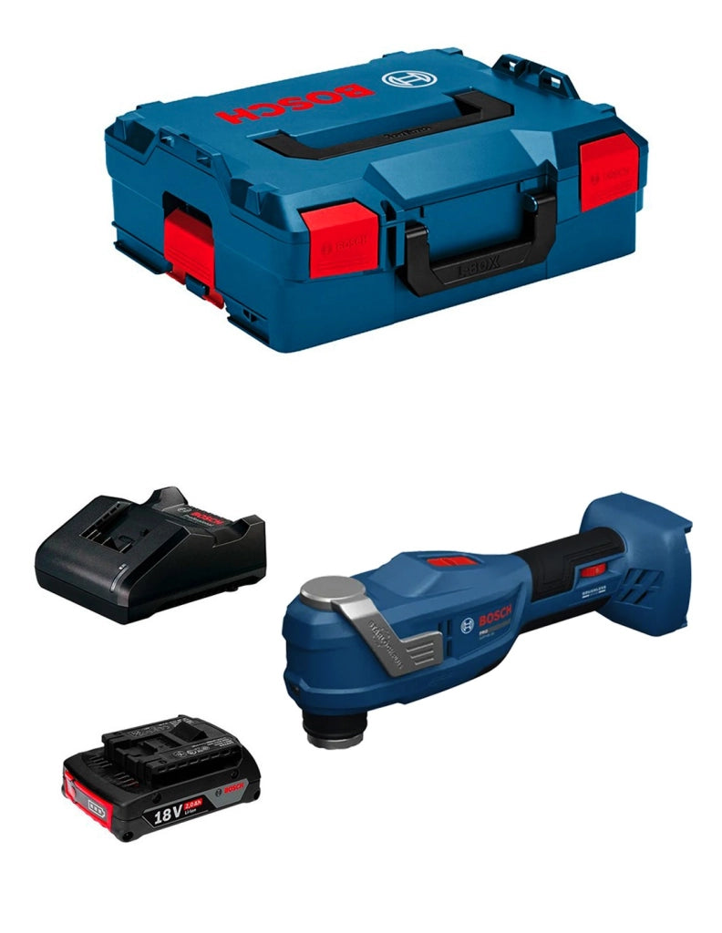 Utensile Multifunzione BOSCH GOP 18V-30 (1 x 2,0 Ah + GAL18V-20 + L-Boxx 136)