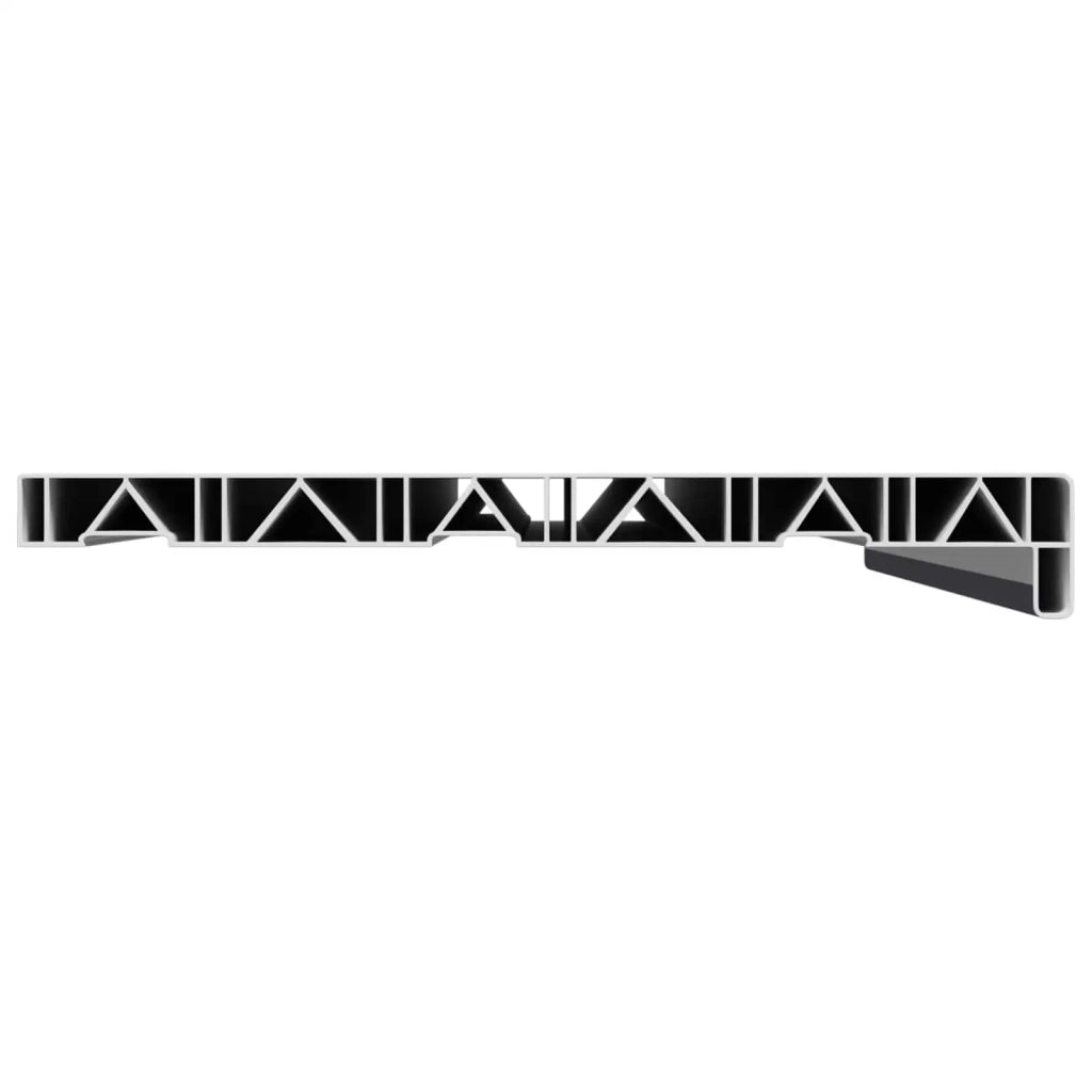 Soglia della Finestra Antracite con Venature del Legno PVC CFW2239432