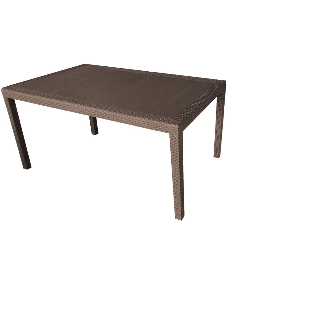 Tavolo Queen Cm 150÷220 x 90X72 H Colore Testa di Moro