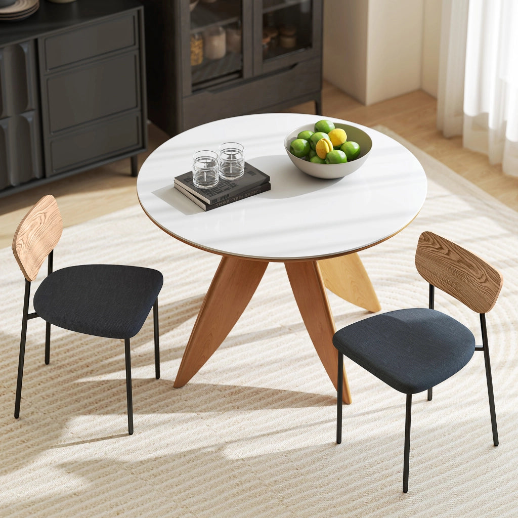 Sedia da pranzo con gambe in metallo e rivestimento grigio ¨C zephmum ¨C set di 2 pezzi