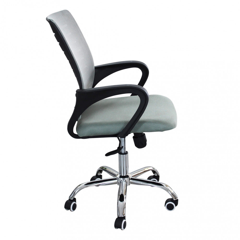 Poltrona da Ufficio Melody 56x58x94/104 h cm in Poliuretano Nero