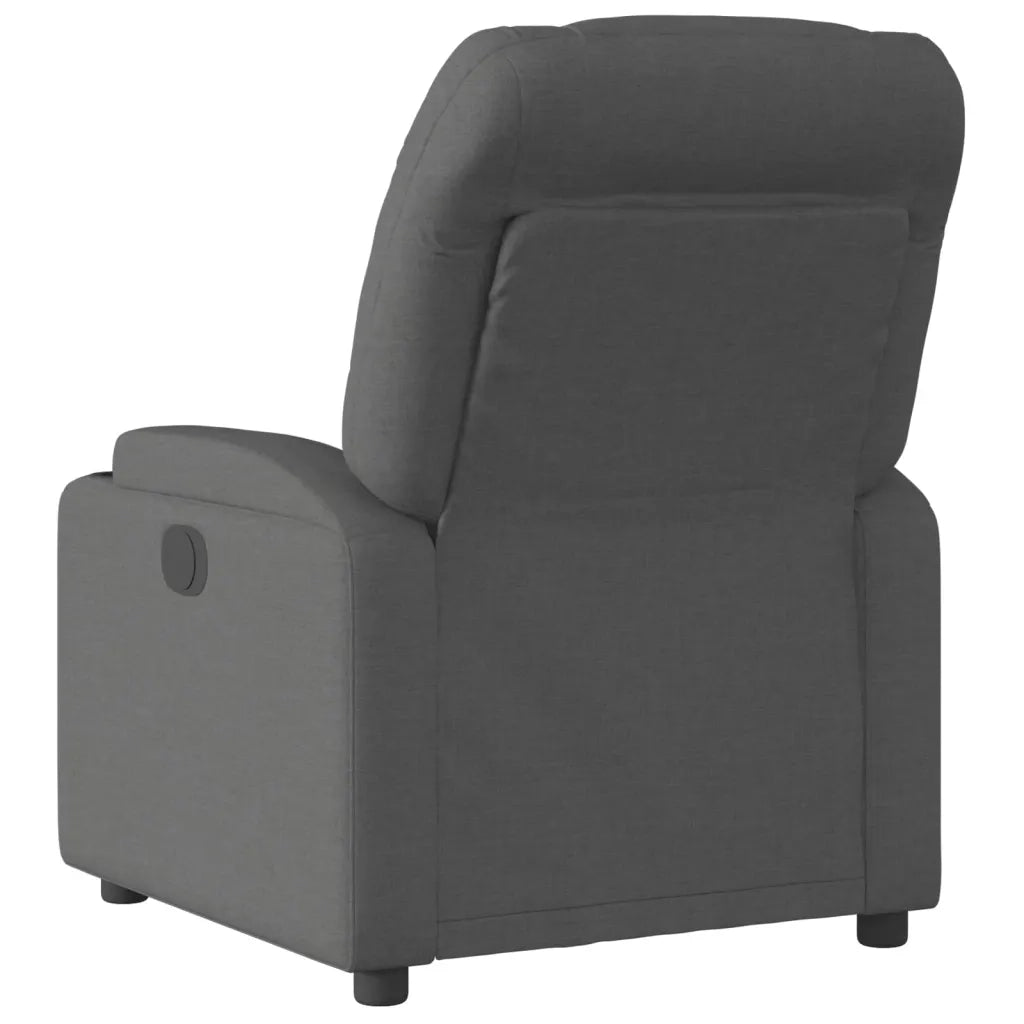 Divano Sedia-Poltrona reclinabile in tessuto grigio scuro 407072