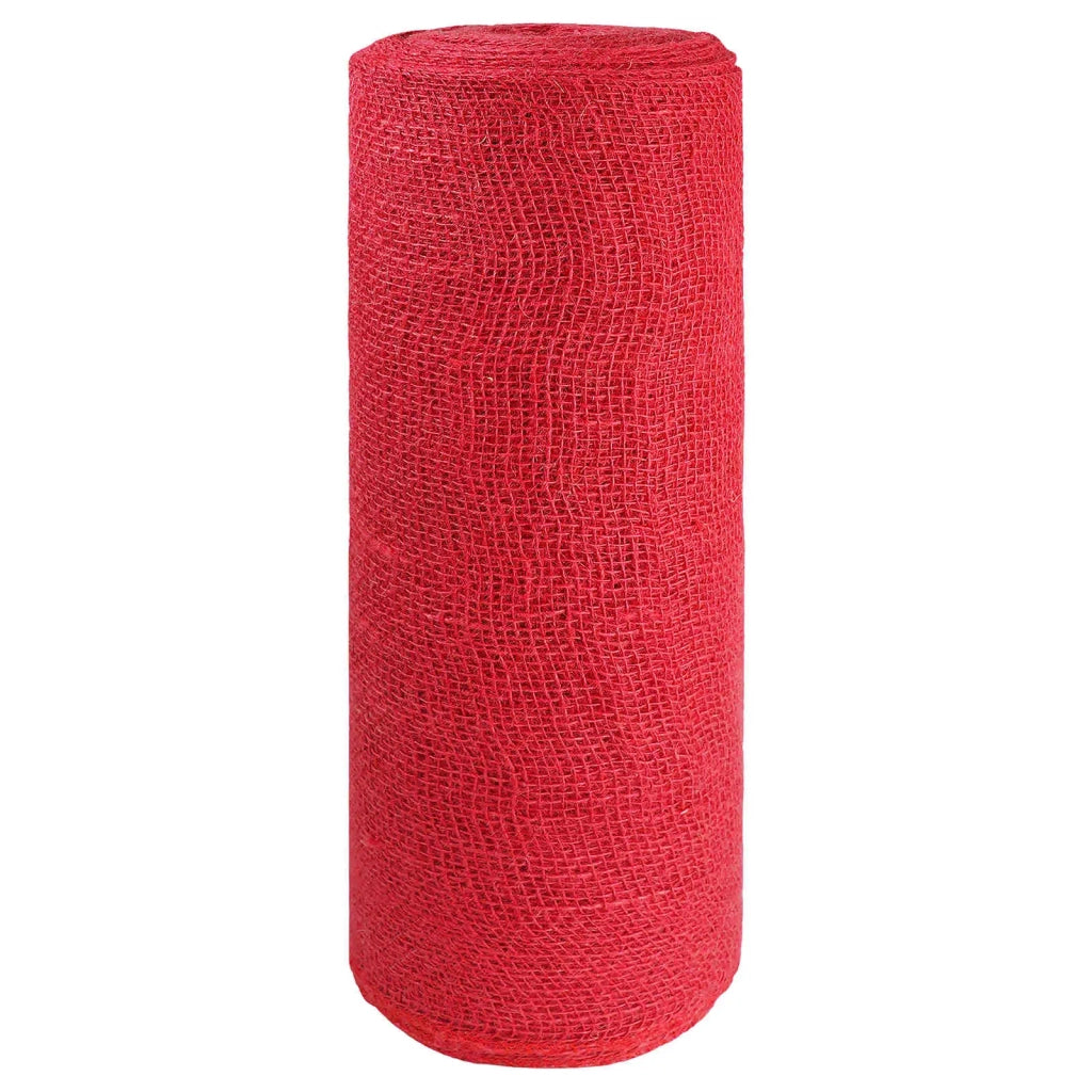 Rotolo di Juta 100 x 500 cm Rosso 42012054