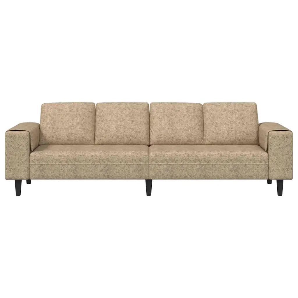 Set di divani Grigio chiaro Pelle scamosciata sintetica