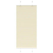 Tenda Plissettata Crema 60x150 cm Larghezza Tessuto 59,4 cm