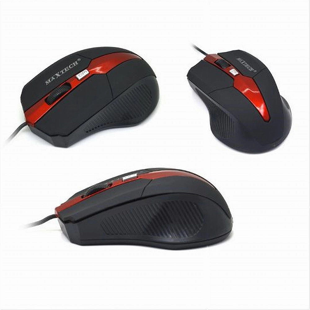 Trade Shop - Mouse Usb 2.0 Ottico Con Filo Per Computer Notebook Pc Portatile New Maxtech M-z002 -