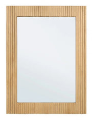 Specchio Rettangolare Legno Marrone Rustico da Parete 60x80 - CHARLOTTE