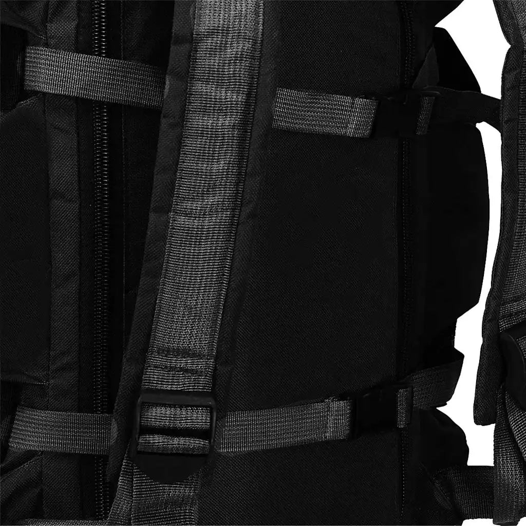 Borsone da Viaggio Stile Militare 3 in 1 45 L Nero CFW9802354