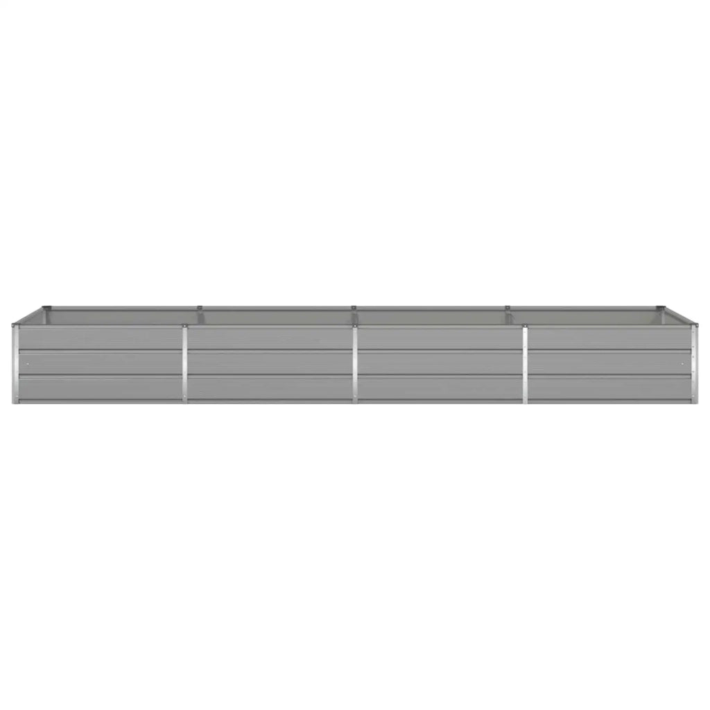 Fioriera Grigio chiaro 385 x 100 x 45 cm Acciaio zincato