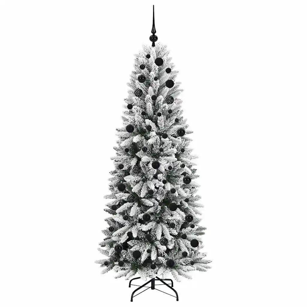 Albero di Natale | Decorazioni natalizie artificiale con 300 LED Bianco 180 cm