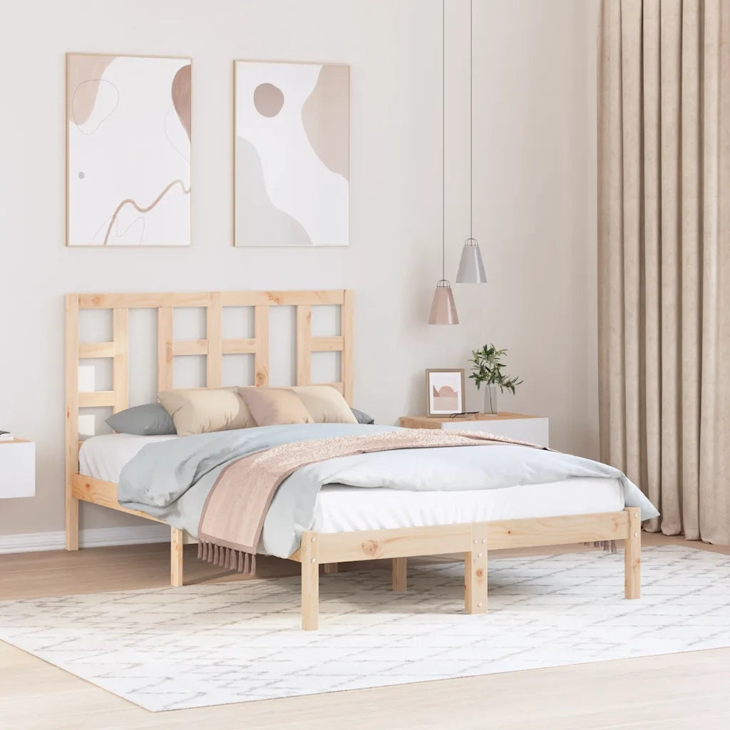 Giroletto-Struttura Letto in Legno Massello 120x200 cm 494888