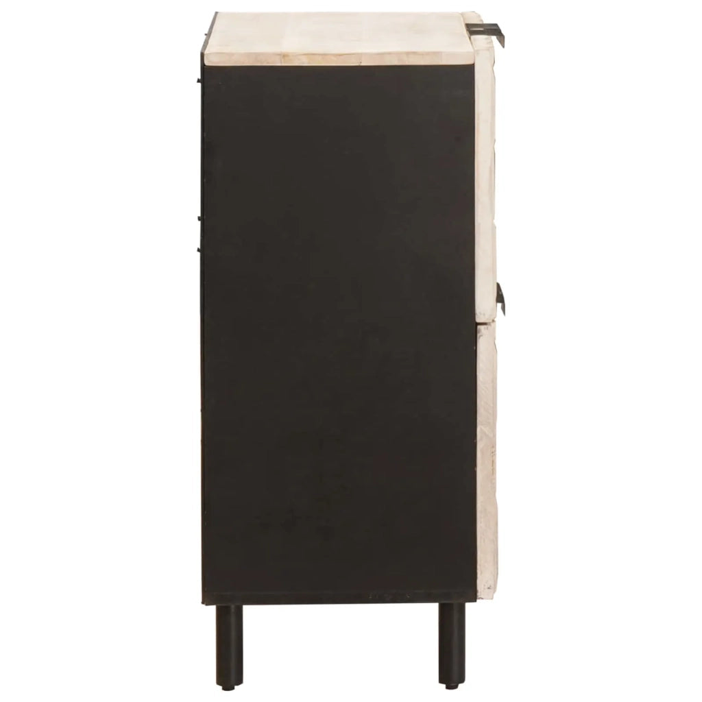 Credenza con porta Finitura Bianco Lavato 60 x 33 x 75 cm 4017890