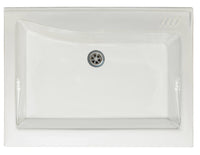 Mobile Lavatoio 83x60x87 cm 2 Ante Asse in Legno Montegrappa Acqua Edilla Bianco