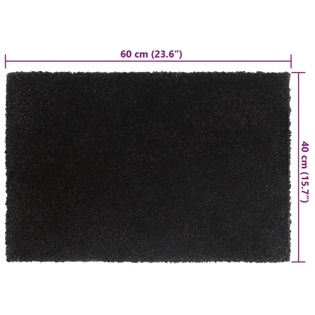 Zerbini 5 pz Neri 40x60 cm in Fibra di Cocco 155572