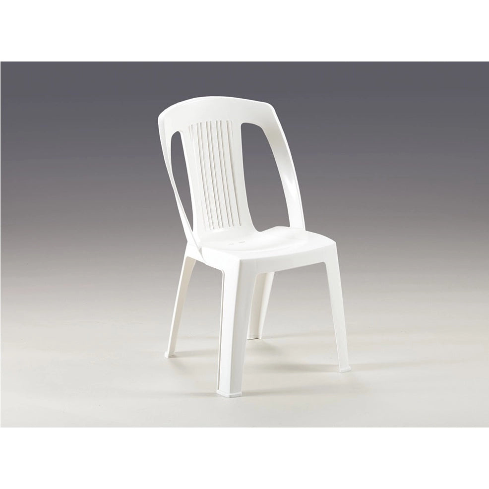 SEDIA RAIATEA BIANCA 53X53XH87CM
