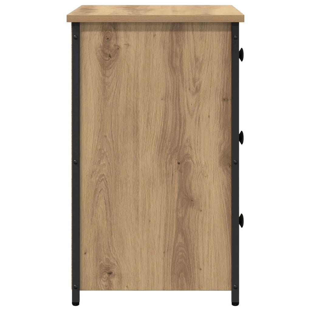 Comodino | Armadio da Notte | Mobiletto da notte con cassetto Marrone 40 x 36 x 60 cm