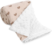 Coperta per bambini 75 x 100 cm - Piuma morbida - Respira - Impermeabile - Lavabile - Sostenibile - Coperta per bambini