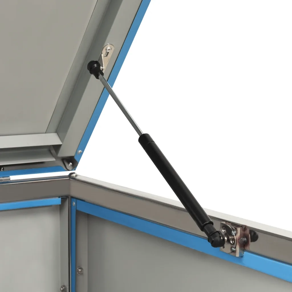 Copribidone per Spazzatura Singolo 69x77,5x112,5cm Acciaio Inox 149567