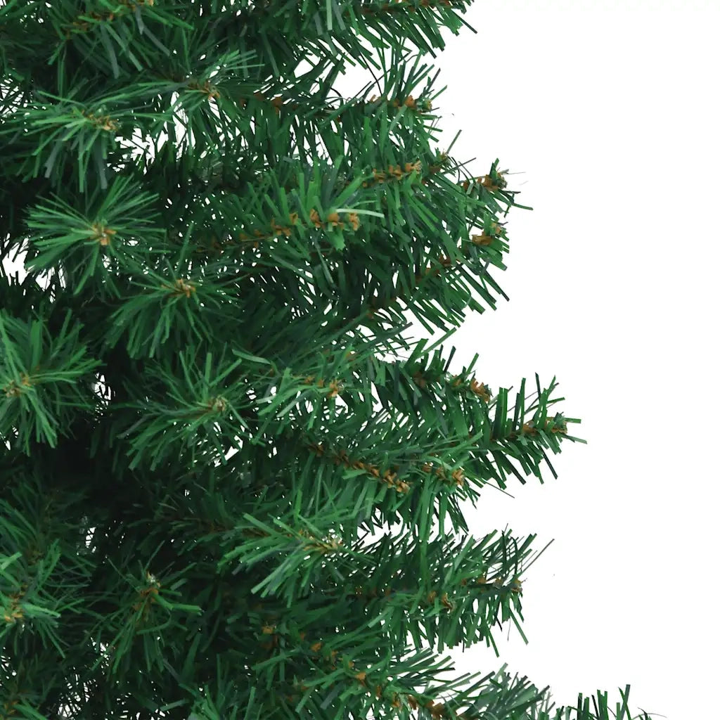 Albero di Natale Artificiale ad Angolo con Supporto Verde 120 cm PVC 329162
