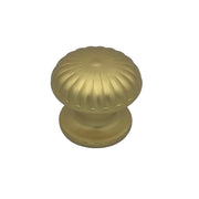 Pomolo fisso per porta SAGUATTI 161/60FB in alluminio oro satinato