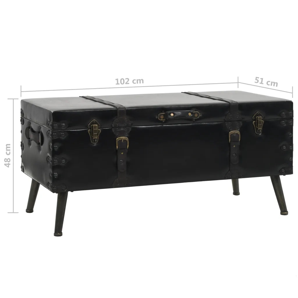 Tavolino da Salotto in MDF e Acciaio 102x51x48 cm 245760
