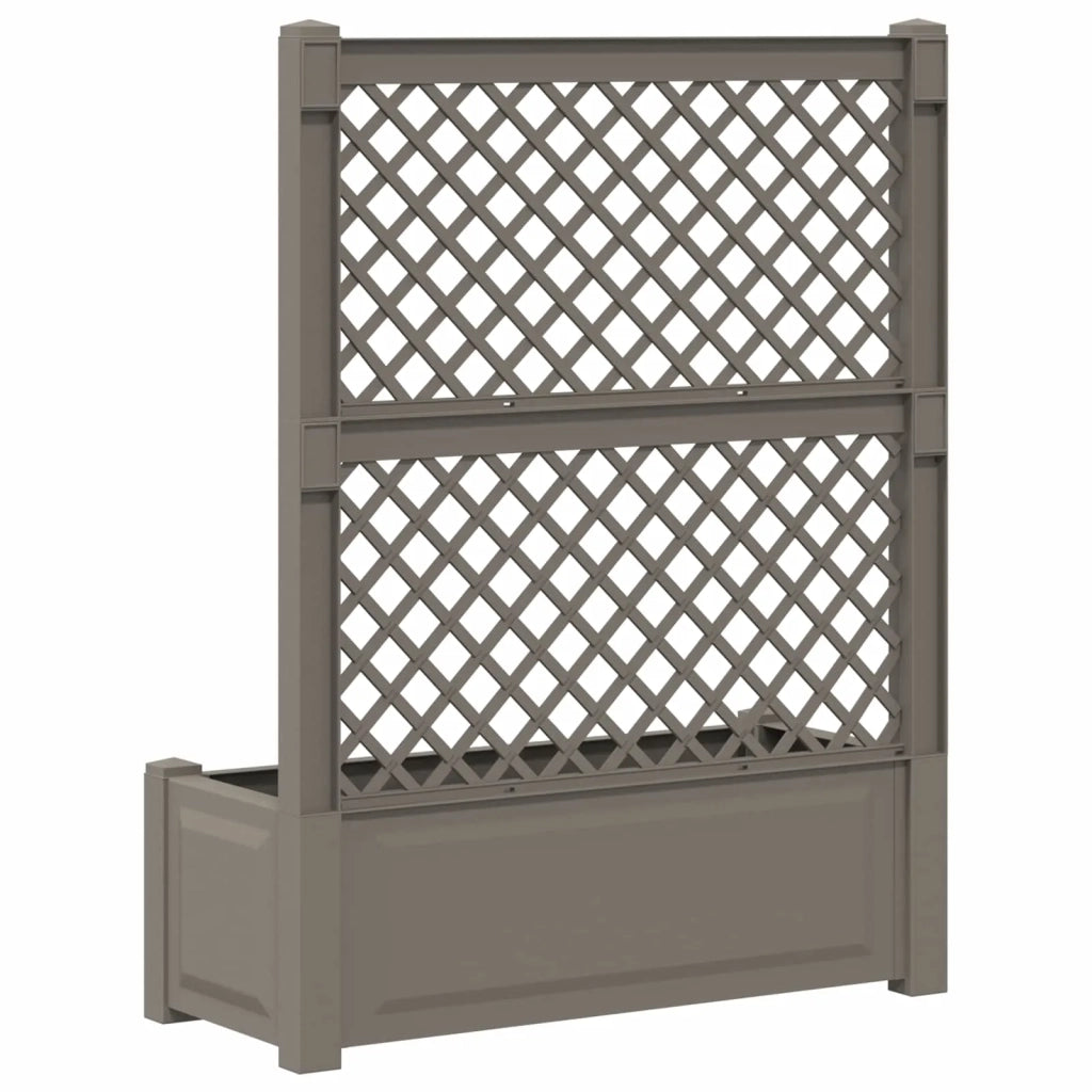 Vaso Grande con Direzione Grigio 99,5 x 43 x 133,5 cm PP