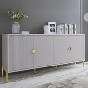 Madia Arpina, Credenza Cassetti, 203x49x83h cm Beige