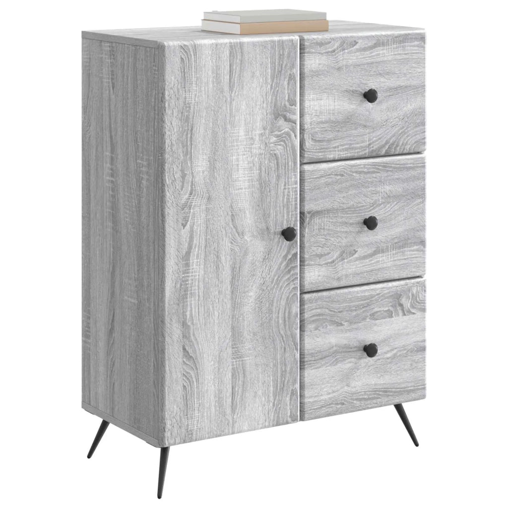 Credenza Grigio Sonoma 66 x 34,5 x 90 cm Legno ingegnerizzato