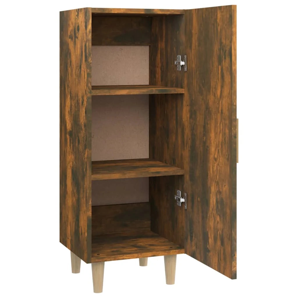 Buffet credenza cassettiera armadio mobile contenitore organizer per cucina soggiorno salotto 34,5 x 34 x 90 cm legno ingegnerizzato marrone 02_0030917