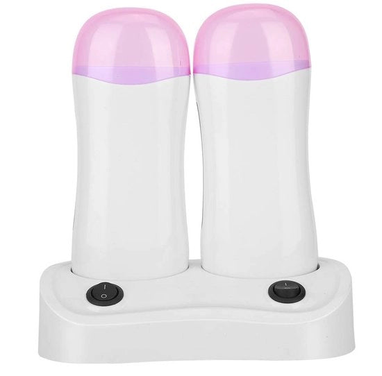 Kit di depilazione portatile per sopracciglia/geova delicate - Materiale ABS - Vetrino per flusso sanguigno - Apparecchio a cera