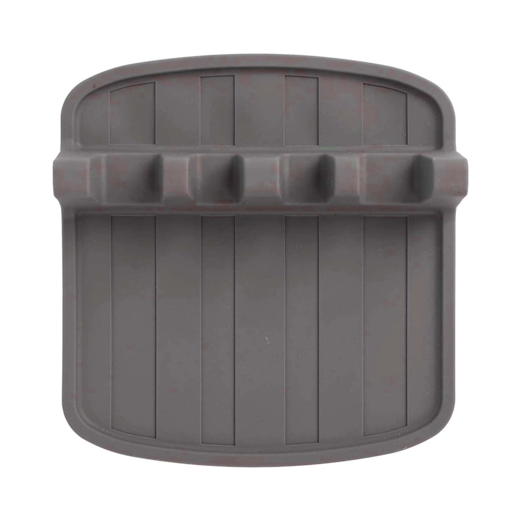 Porta cucchiaio compatto in silicone antiscivolo 15x14 cm Taupe Alpina