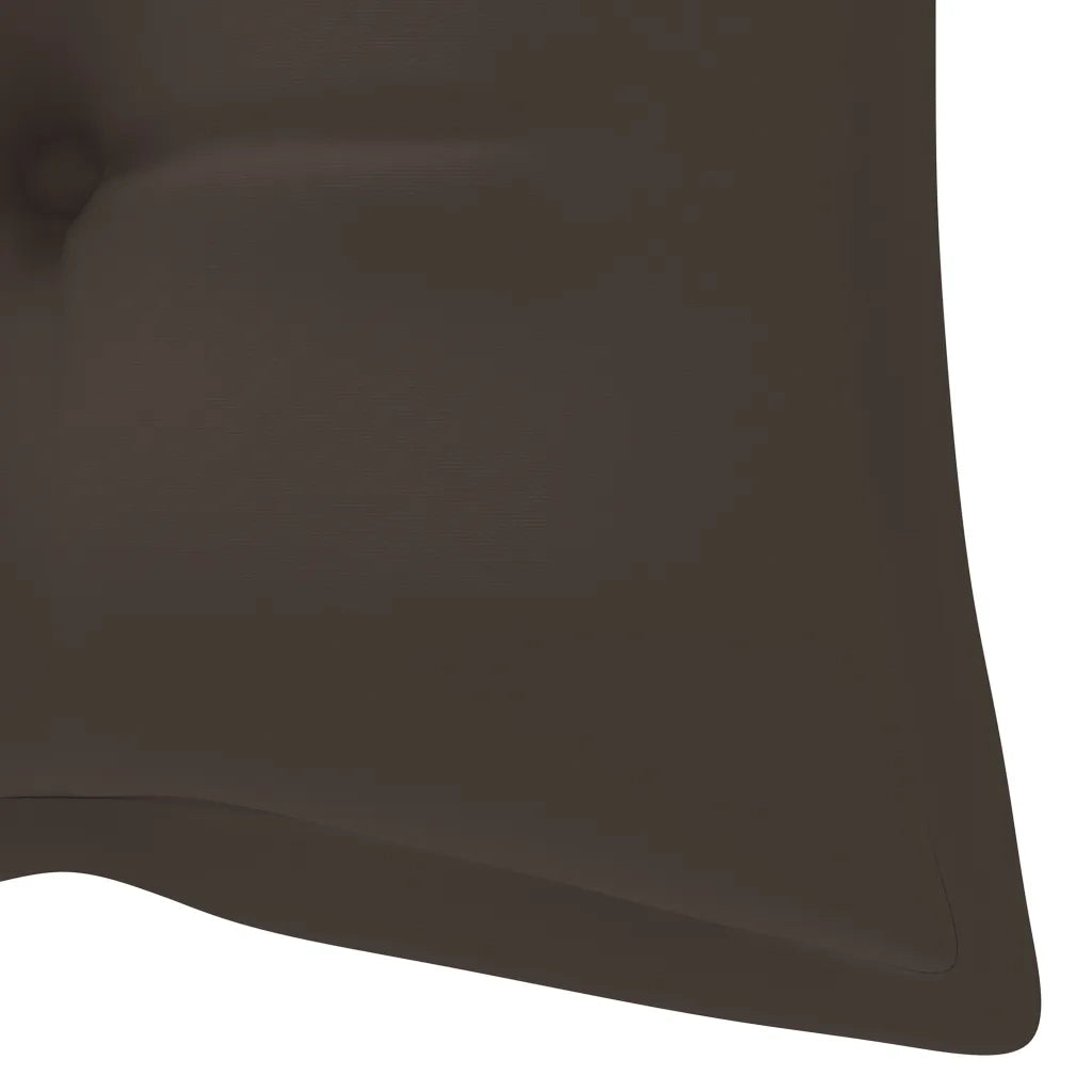 Panca da Giardino con Cuscino 120 cm in Bambù 3063899