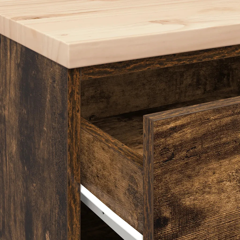 Armadietto da Garage in Rovere Affumicato 60x51x85 cm CFW9630761