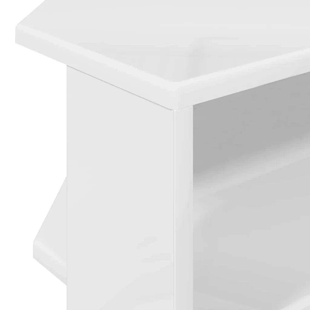 MobileTV | Armadietto TV | Mobile Porta TVAngolare Bianco ad Alto Lucido 102x40,5x45cm