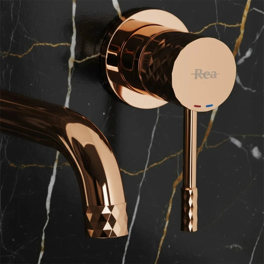 Rubinetto Da Incasso Rea Lungo Diamond Copper + Box