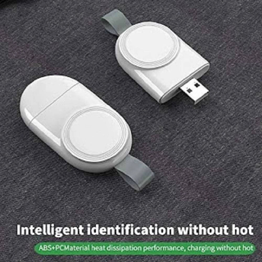 Trade Shop - Caricabatteria Wireless Portatile Magnetico Usb Per Watch 1 2 3 4 5 2a Jjt-847 -