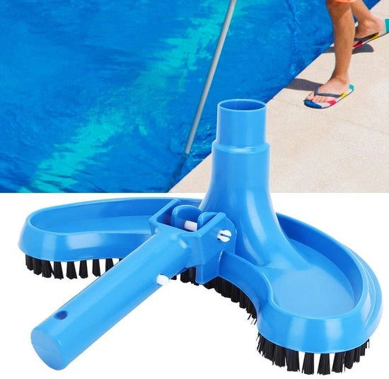 Pulitore del fondo del piscina 2 in 1 con spazzola per l'acqua