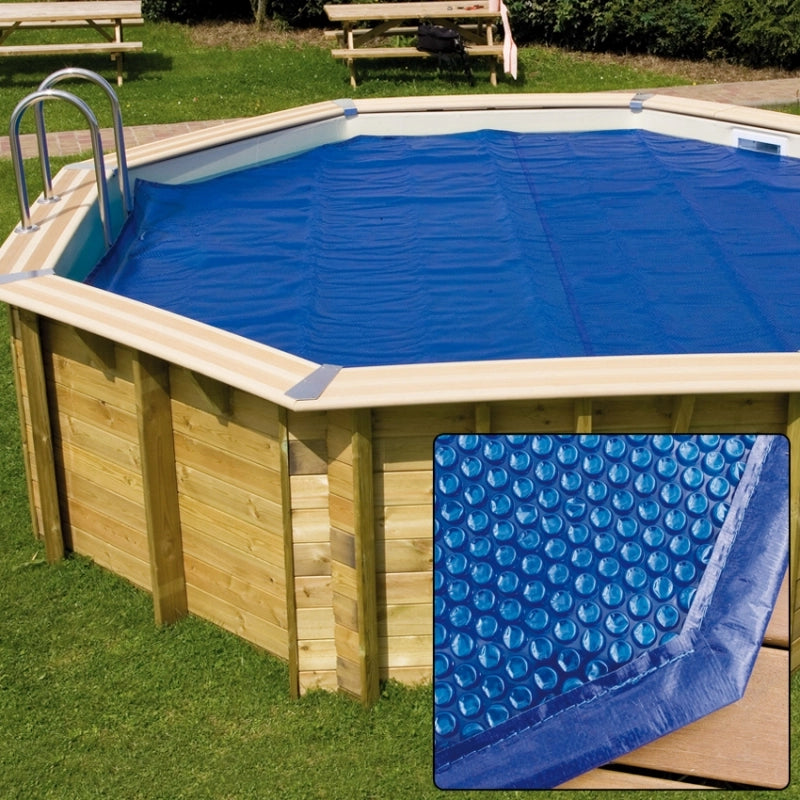 Copertura Isotermica A Bolle  3,50 M, Per Piscina In Legno Esagonale Northwood  4,10 M