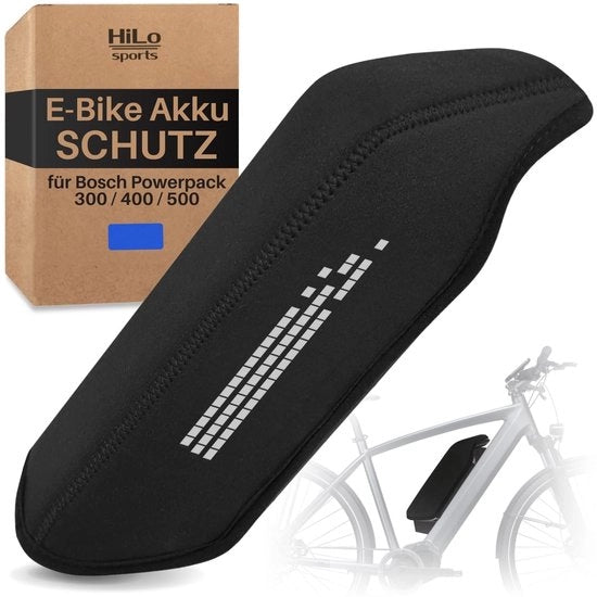 Custodia accu per e-bike HiLo - compatibile con Bosch Powerpack - neoprene