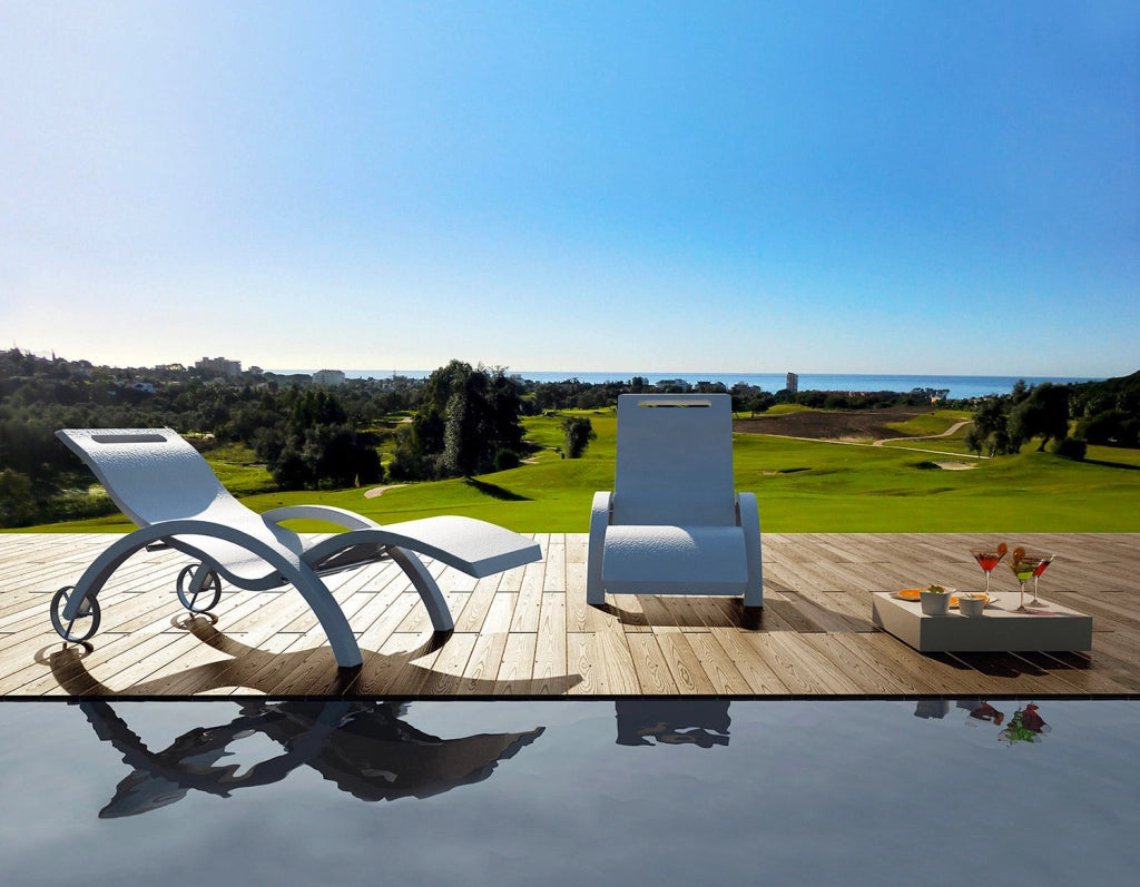 Supporto da Esterno Chaise Longue Arkema Serendipity Dove Grey
