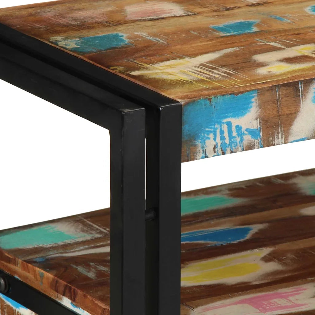Tavolo consolle 90 x 33 x 75 cm Legno Recuperato Massello 4102744