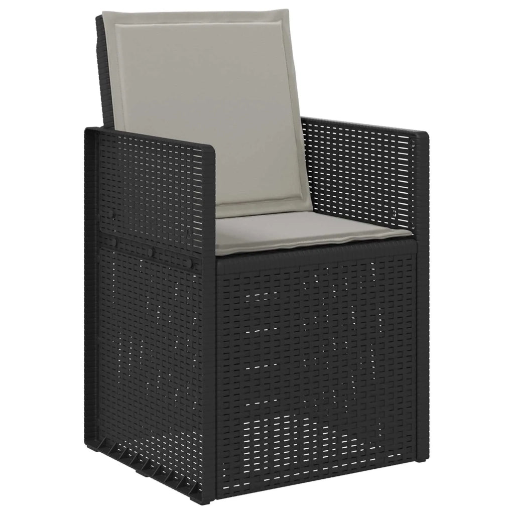 Set da Pranzo per Giardino 9 pcs Antracite e Grigio chiaro PP 3430090