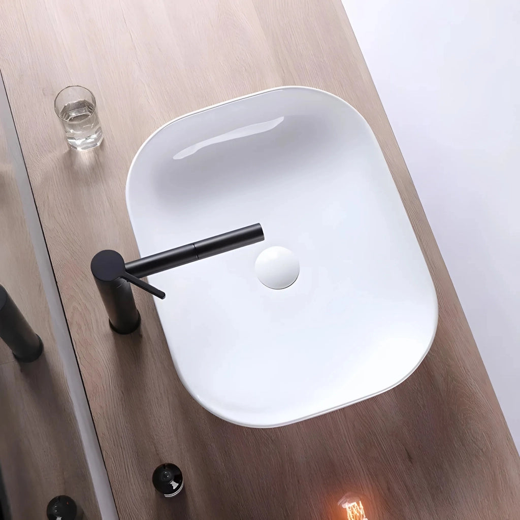 Lavabo Da Appoggio Rea Mona Slim