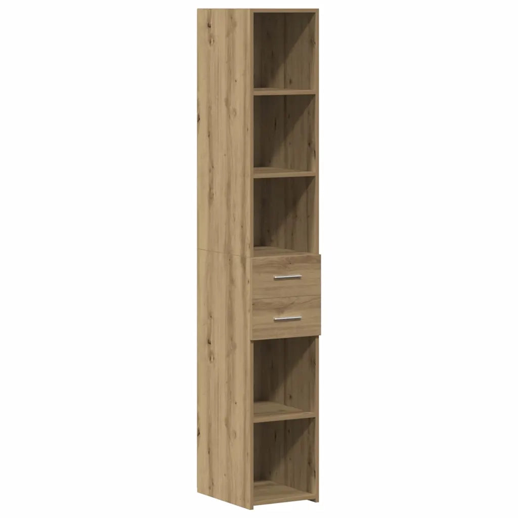 Armadio 2 pcs Rovere artigianale 30 x 42,5 x 225 cm 3365641