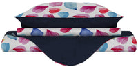 Copripiumino 1 Piazza e Mezzo con Stampa sul Sacco e Federe Doubleface Petali