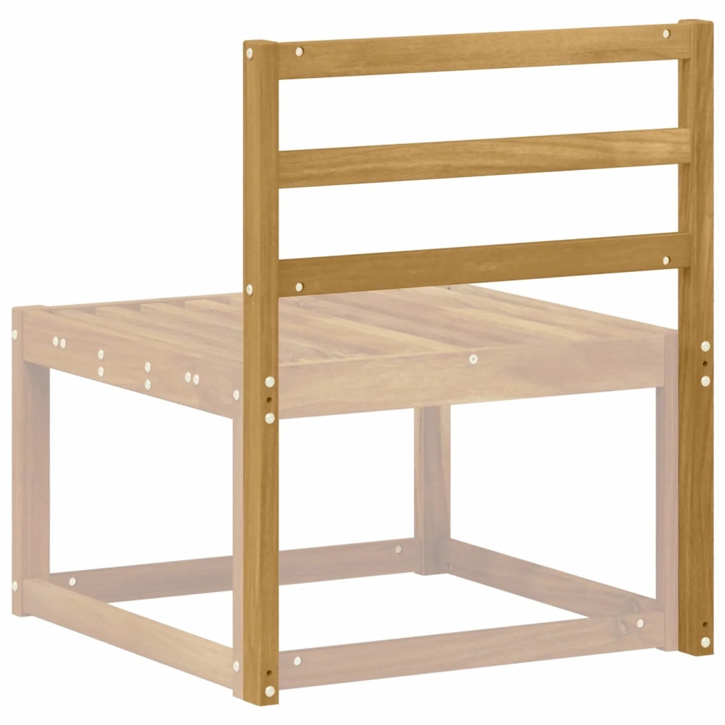 Modulo Schienale Bianco 59 x 4 x 73 cm Legno di Acacia Massello 901513